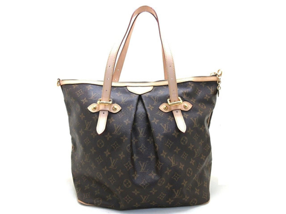 Louis Vuitton Palermo Bag Monogram Shoulder Brown